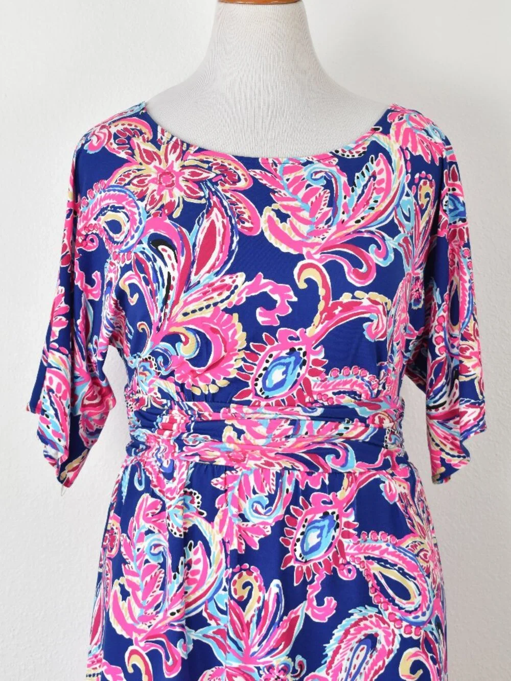 Lilly Pulitzer Parigi Boat Neck Romper Flitting About - M - Picture 2 of 10